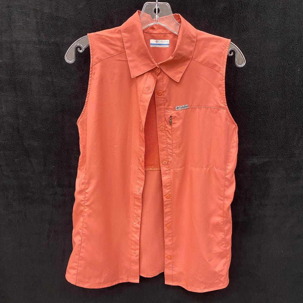 Columbia - Sleeveless Sun Shirt - NWOT - Peach - Size S